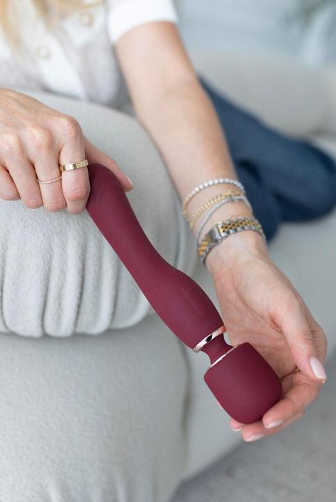 Actual product image Le Wand Flat Top Fusion G 2-In1 Double Ended Wand Vibrator