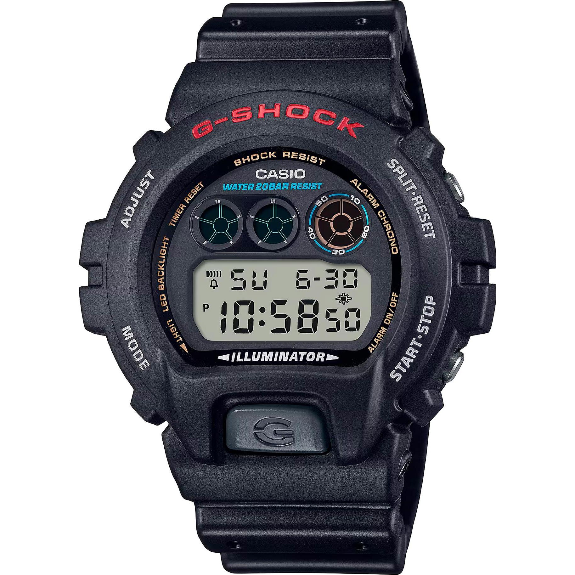Casio Grigio/Nero Orologio Da Polso, Dw-6900U-1Er, (Cronografo, 50 Mm)