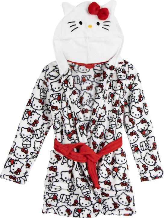 Hello Kitty Kinder-Morgenmantel Weiss