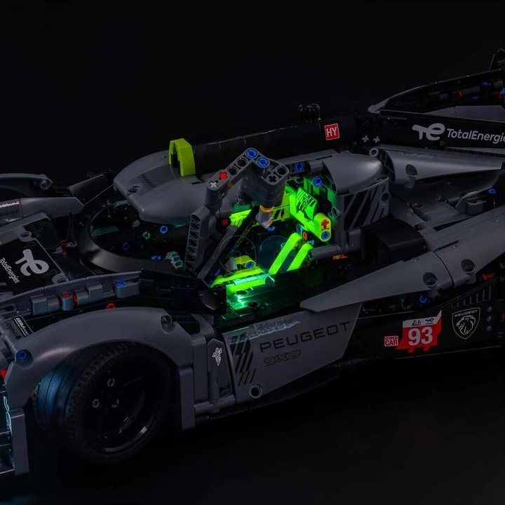 Produktbild Light my bricks LED Licht Set für LEGO Peugeot 9X8 24H Le Mans Hybrid Hypercar