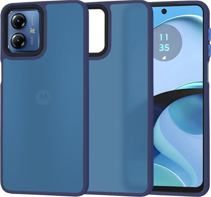 Actual product image Techsuit - HaloFrost Series - Motorola Moto G14 - Deep Blue (Motorola Moto G14)