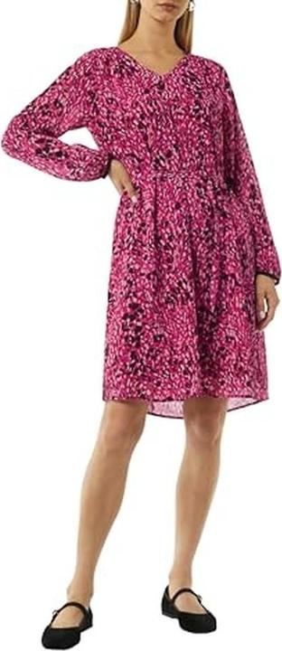 Produktbild Comma Kleid Kleid mit All-over-Print und Bindegürtel (40)