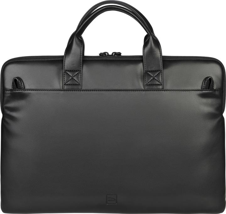 Produktbild Tucano Sülearvuti õlakott 15.6" Isotta nahkne, must (16", Apple)