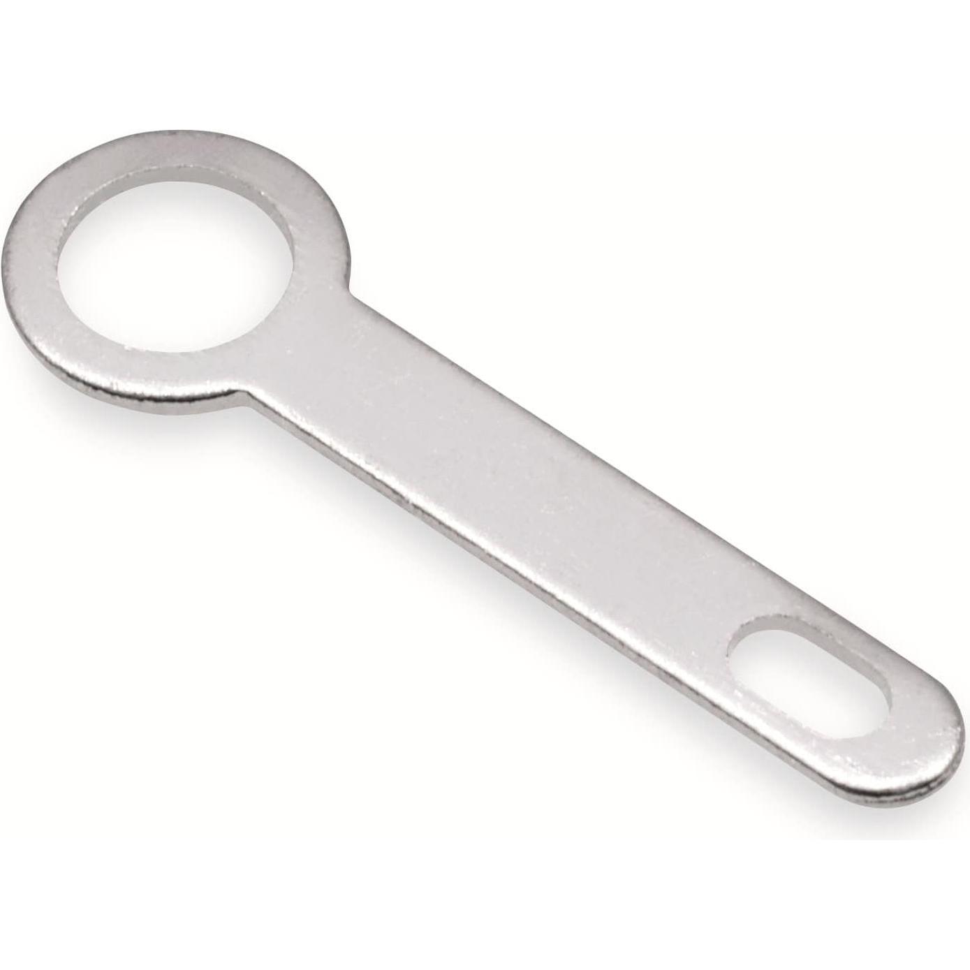 Eneroid Lötöse gerade 4,3 x 18 mm, 100 Stück, Lötgerät Zubehör, Silber