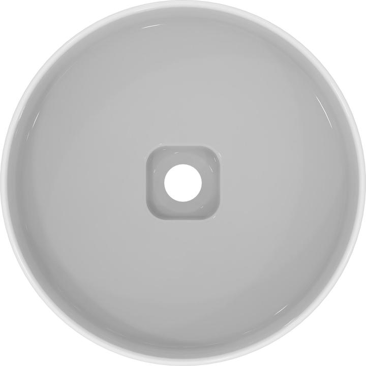 Ideal Standard IDS Countertop washbasin STRADA II o ÜL o HL round d= 450mm white I+ (450 mm, 450 mm)