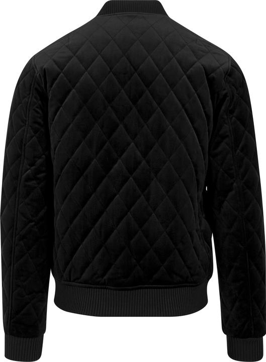 Actual product image Urban Classics Diamond Quilt Velvet Jacket (S)