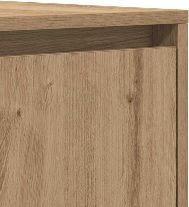 Actual product image vidaXL Sideboard solid wood oak Solid wood oak Sideboard rectangular (41 x 40.50 x 75 cm)