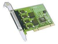 Actual product image Exsys EX-41054, Universal PCI to 4S RS-232 card, 32-bit