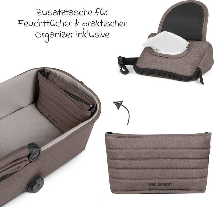 Actual product image ABC Design City Life Carrycot, Nature