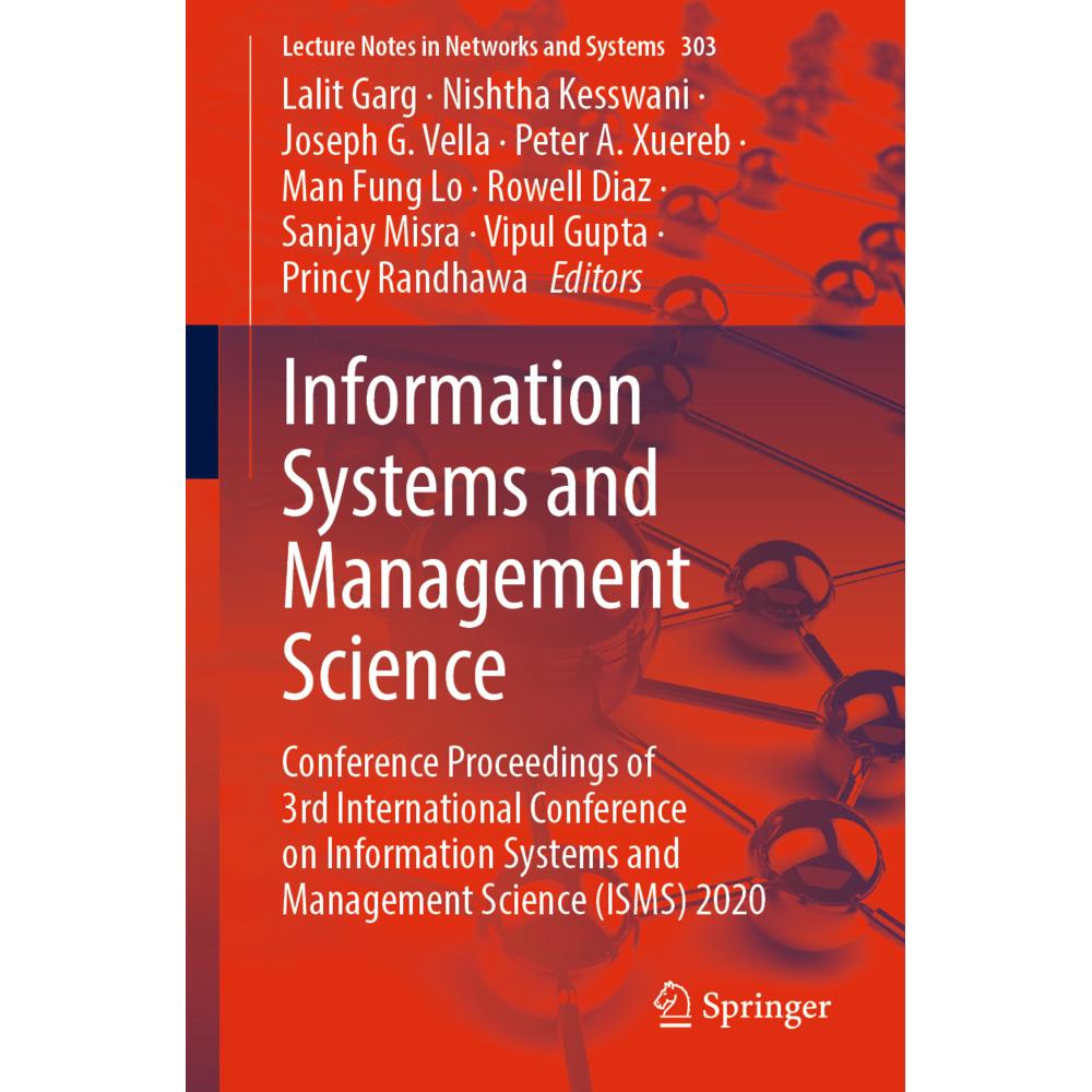 Information Systems and Management Science, Fachbücher von Rowell Diaz, Peter A. Xuereb, Joseph G. Vella, Princy Randhaw...