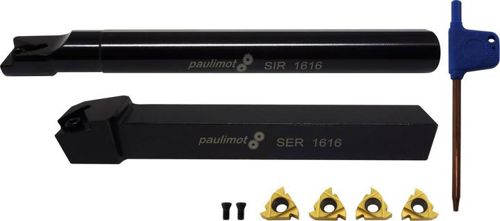 Actual product image Paulimot Thread cutting set 16 mm for pitch up to 1.5 mm, 11-piece