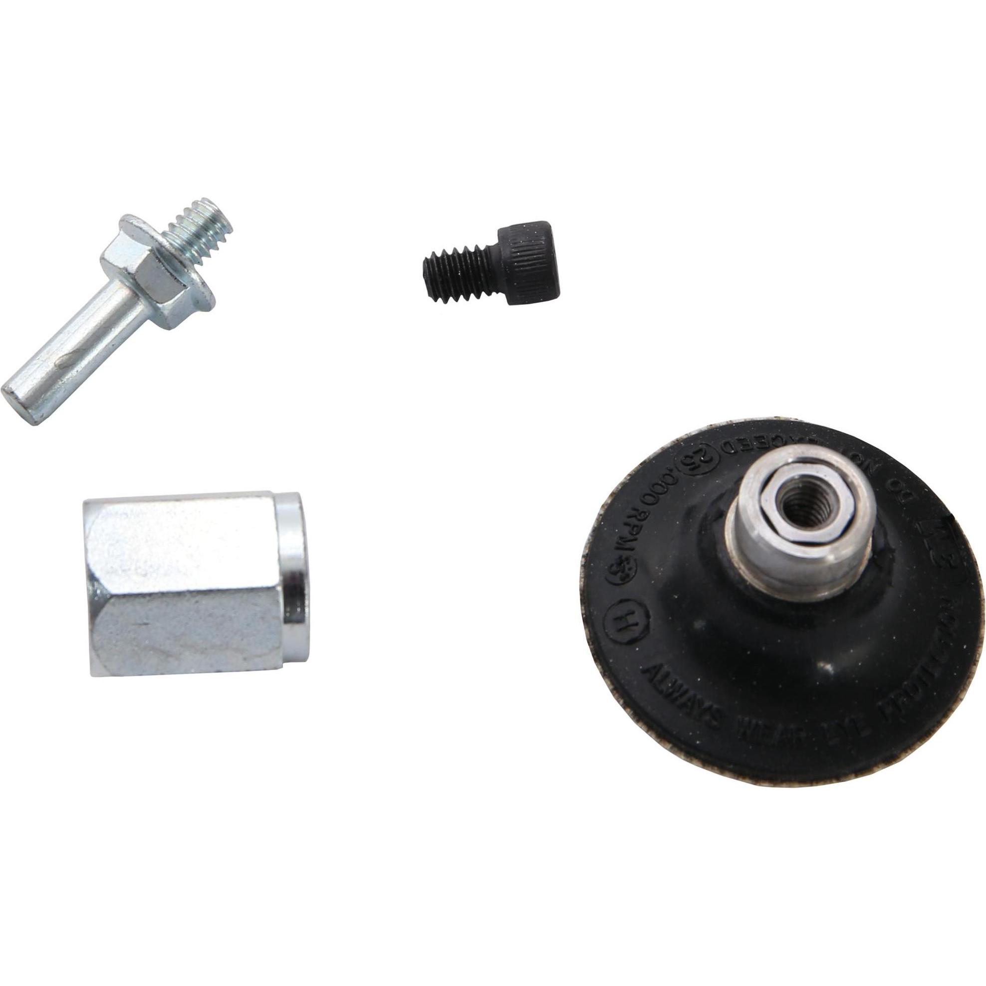 3M, Rettificatrice + lucidatrice, Roloc Pistolenschleifer ø 50 mm Stützteller  1/4"" Gewinde (Smerigliatrice)