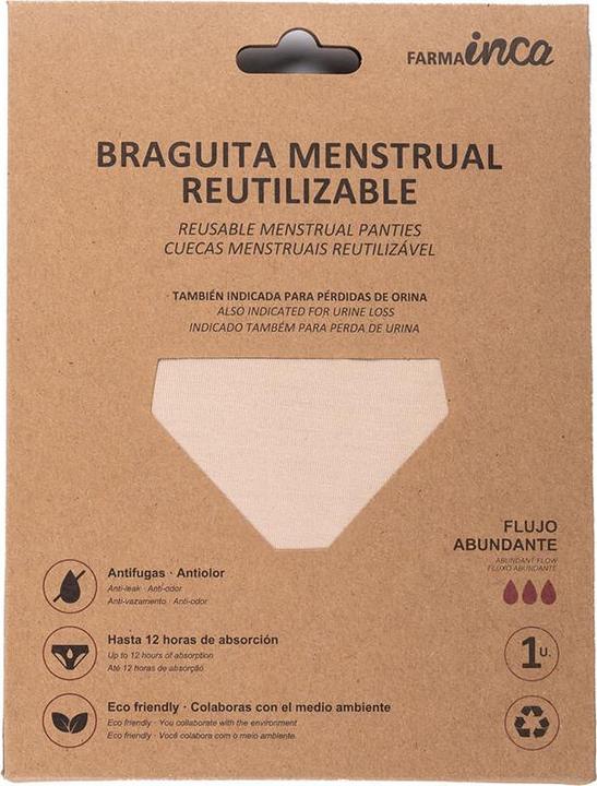 Actual product image Inca Braguita Menstrual Adulto Absorcin Super Nude (XL)