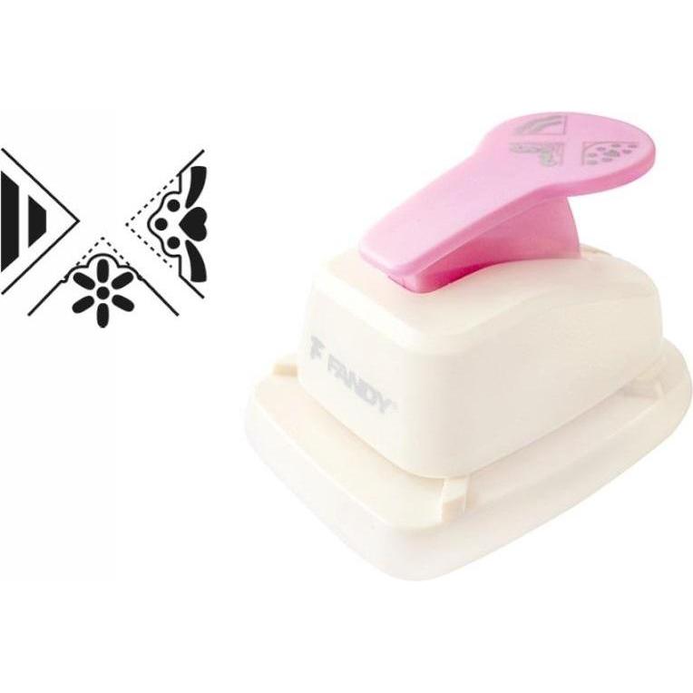 Andy, Perforatore, Dekorativer Eckstanzer 3in1 Blumen MIX