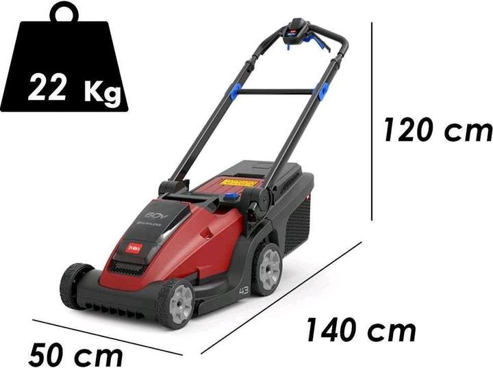 Actual product image Toro Cordless lawn mower 43 cm battery with drive + recycler Flex Force Power 60 V (Battery operated)