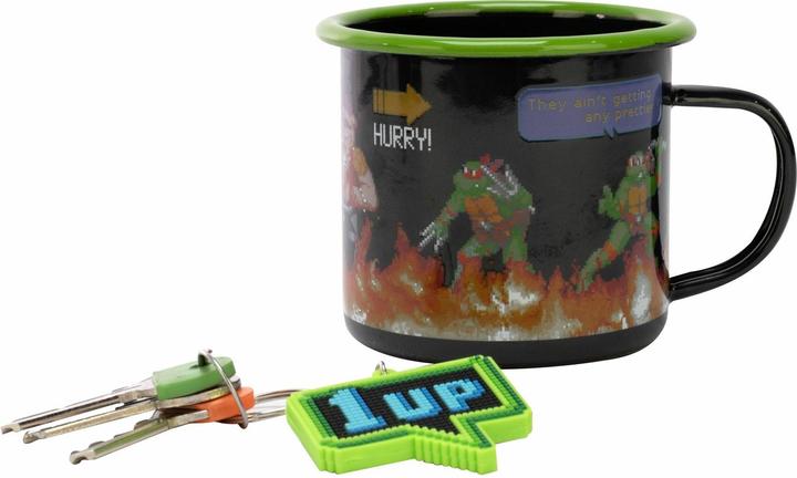 Immagine prodotto Blue Sky TMNT: Tazza e portachiavi smaltati (500 ml, 1 x)