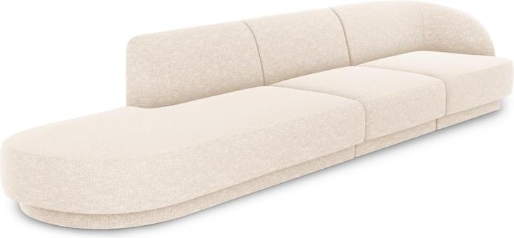 Actual product image Micadoni Left Sofa, "Miley", 4 Seats, 323x90x70Made in Europe (Modular sofa, 4-seater)
