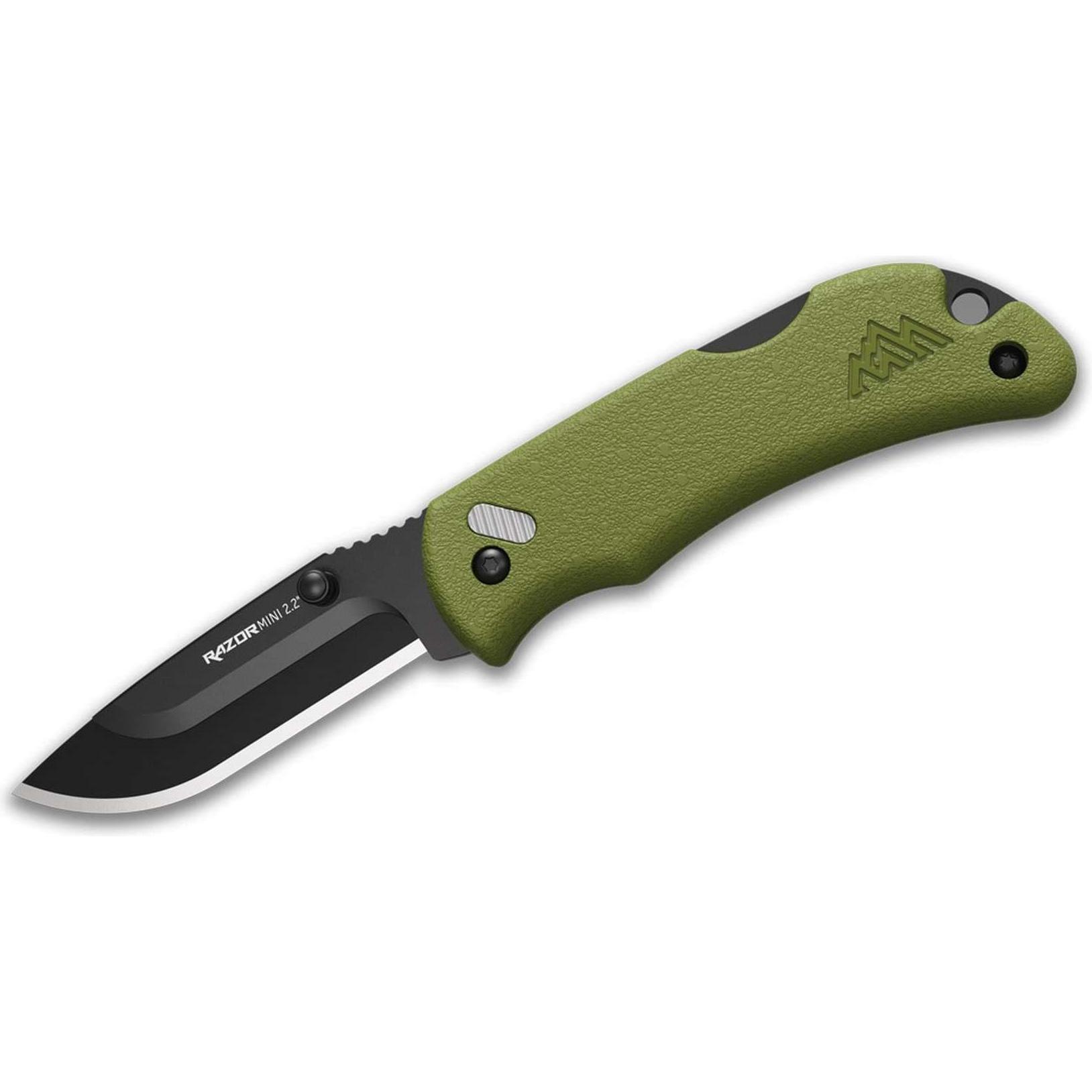 Thumbnail - Outdoor Edge, Mehrzweckmesser, RazorMini 2.2" OD Green Clam Pack (5.60 cm)
