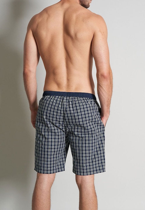 Actual product image Tom Tailor Mens Sleeping Pants Bermuda Shorts with Crotch Button Tape Plaid (56)