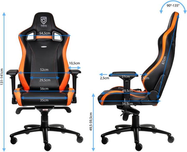 Actual product image noblechairs EPIC - PENTA Sports Edition