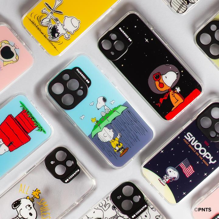 Immagine prodotto Case & Me case&me Peanuts cover cam logo per iPhone 14 Pro design1 Linus Umbrella (Apple iPhone 14 Pro)