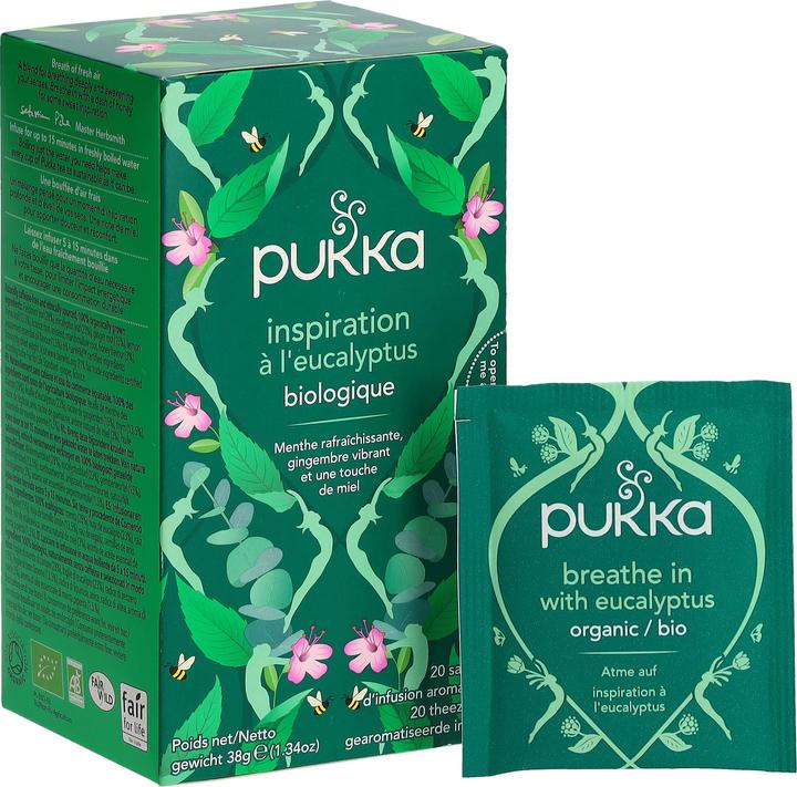 Produktbild Pukka Inspiration à l'eucalyptus Tees (79 g)