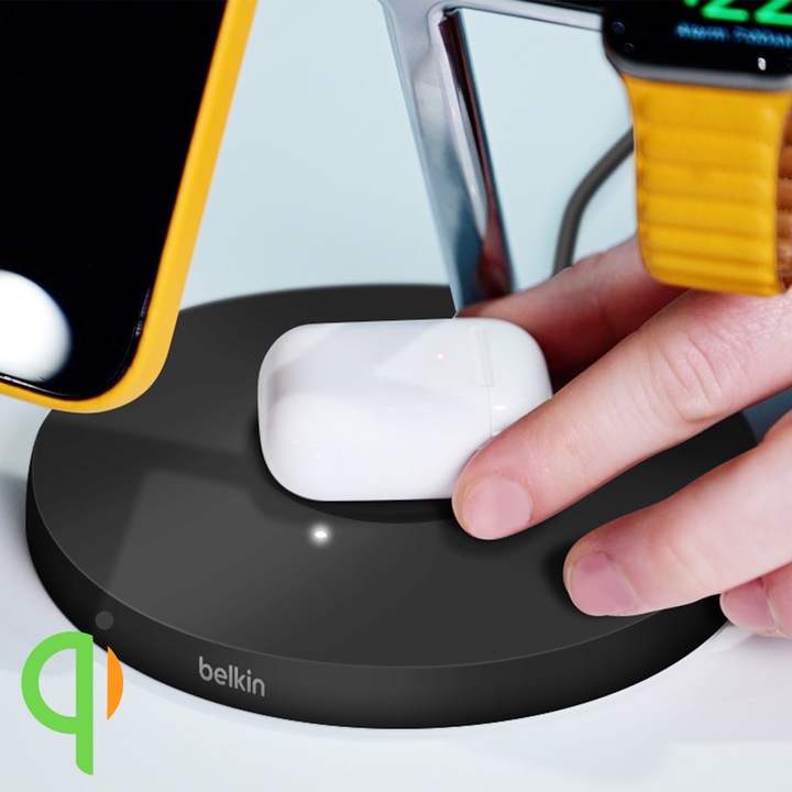 Immagine prodotto Belkin BoostCharge Pro 3-in-1 Ladegerät mit MagSafe (15 W)