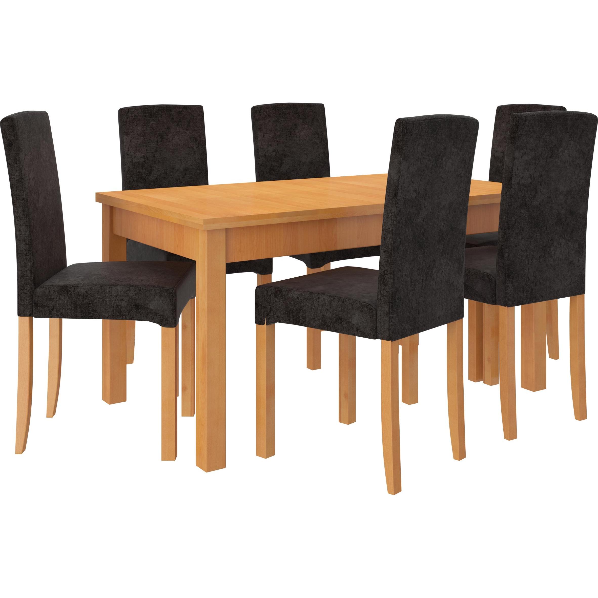 ADRK Furniture, Esstisch, Tisch- und Stuhlset RODOS 56