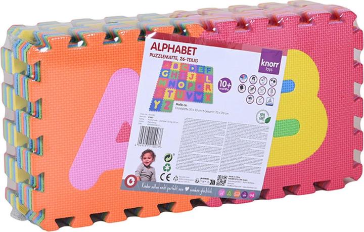 Produktbild Knorrtoys Puzzlematte - "Alphabet"/26-tlg./32 cm (160 x 160 cm)