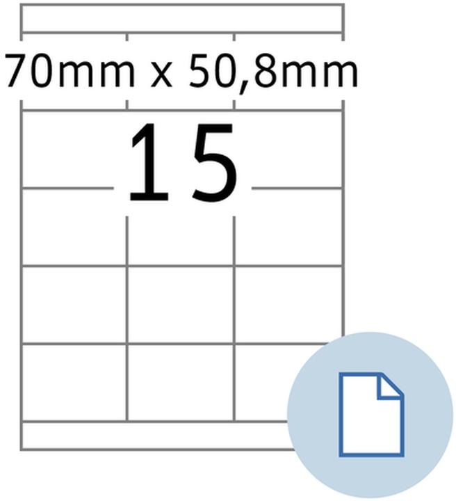 Actual product image HERMA Universal labels A4