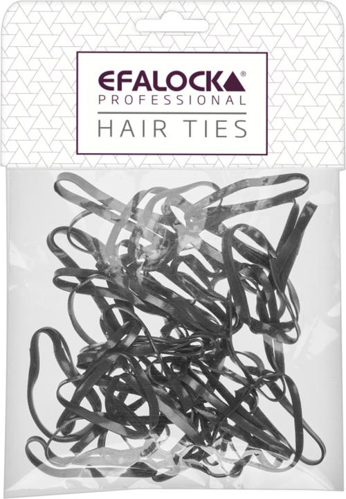 Produktbild Efalock Rasta hair elastic thick/large black 100pcs (Haargummi)