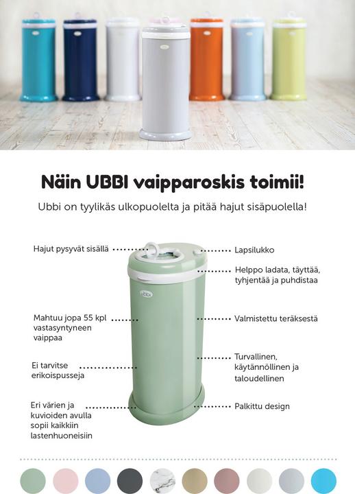 Actual product image Ubbi Diaper Pail