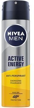 Image du produit NIVEA Men Active Energy 48H Antiperspirant - Antiperspirant spray (Spray, 150 ml)