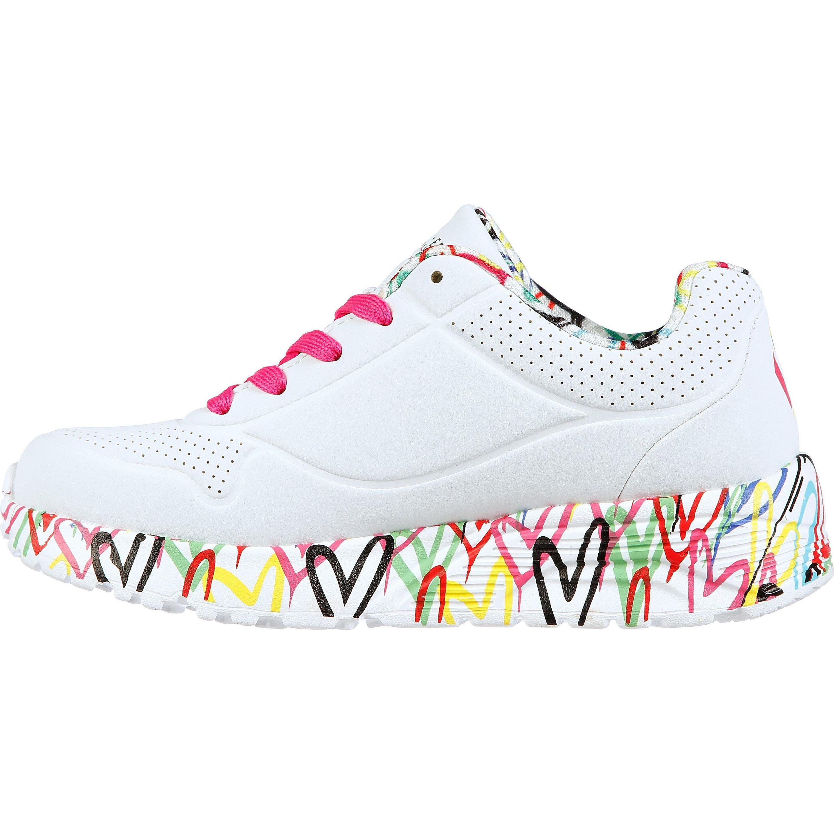 Thumbnail - Skechers, Mädchen, Sneaker, Uno Lite Lovely Luv Mädchen Sneaker, Weiss, (32)