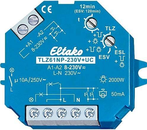 Actual product image Eltako Staircase lighting timer Under