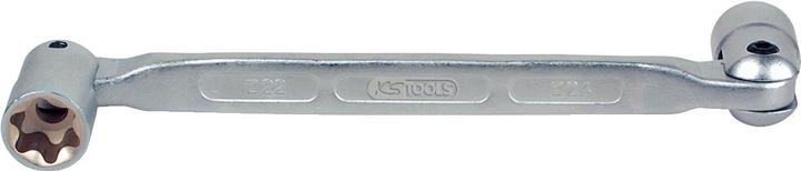 Image du produit KS Tools Clé articulée double Torx E, E-TORX®, 12,9 mm, E6 x E8.