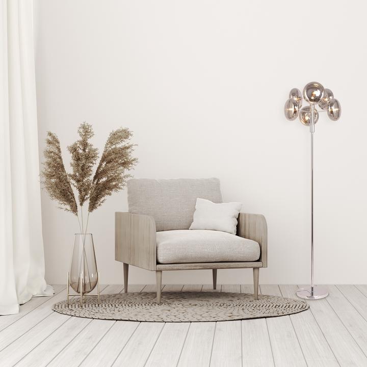 Image du produit Näve Lampadaire Explosion H : env. 165 cm smoky (G9)