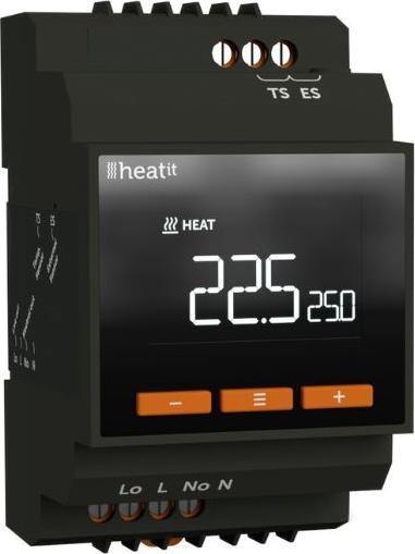 Actual product image Heatit DIN Thermostat - DIN-Schienen-Thermostat 3600W/16A mit ZeroX-Erkennung