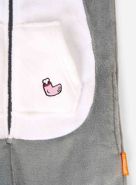 Actual product image OppoSuits Hai Onesie für Kinder (134, 140, 146, 152)
