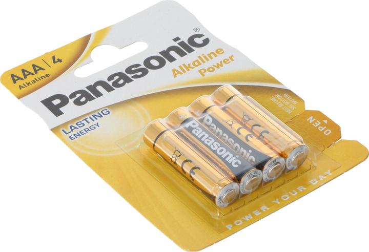 Image du produit Panasonic L'énergie alcaline (4 pcs, AAA / LR03 / Micro / R03 / AM4 / MN2400 / KR03)