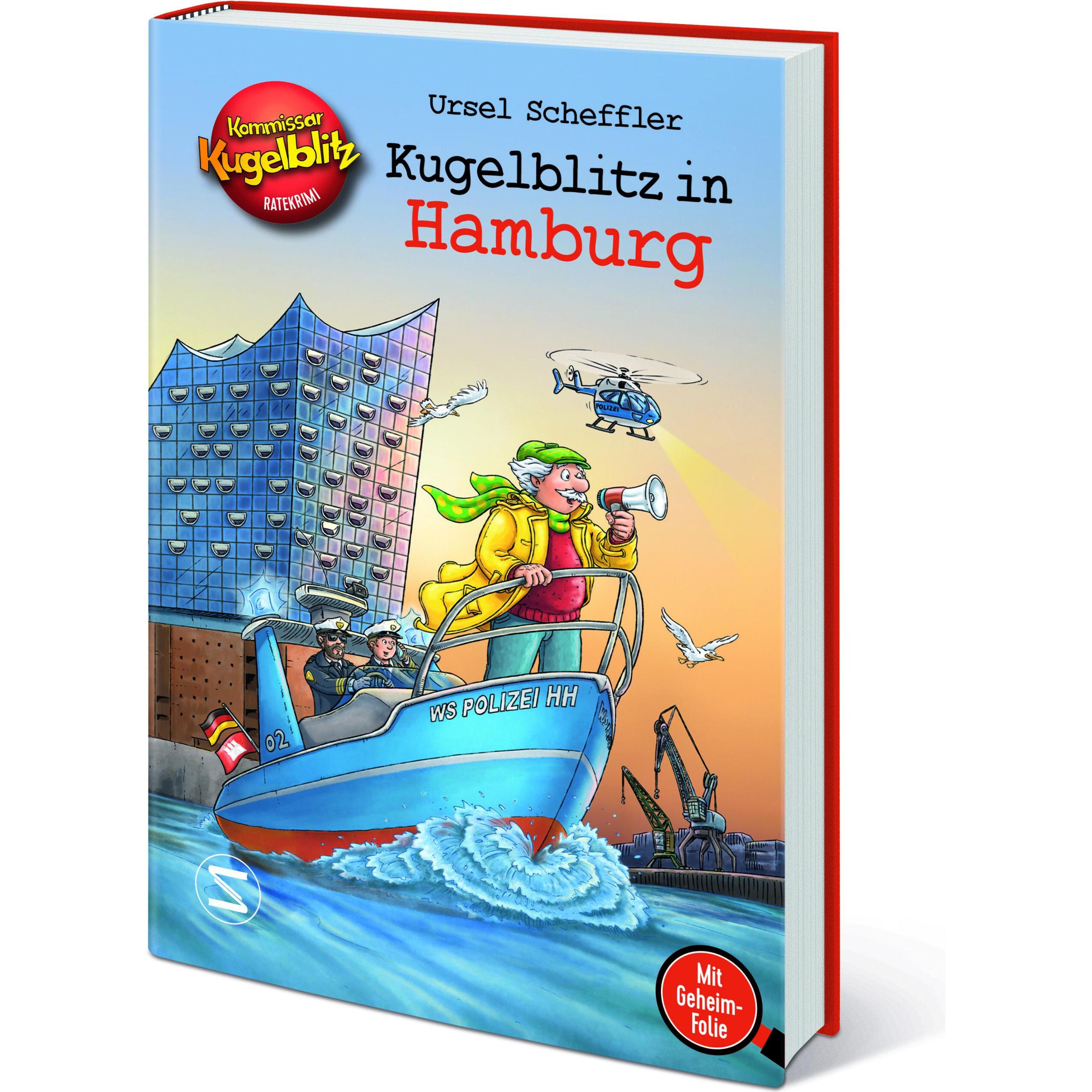 Thumbnail - Kommissar Kugelblitz - Kugelblitz in Hamburg, Kinderbücher von Ursel Scheffler