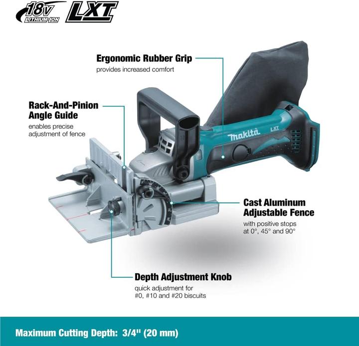 Produktbild Makita Akku-Nutfräse DPJ180Z, 18V, Solo