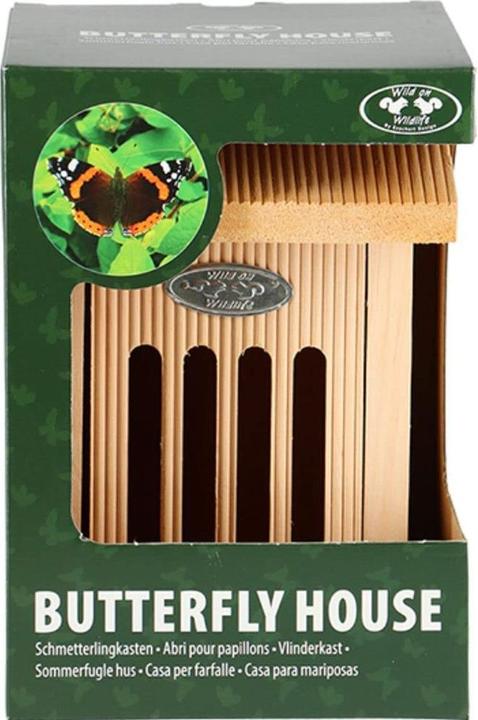 Actual product image Esschert Design Butterfly house, 15.9 x 15.9 x 22.0 cm (Butterflies)