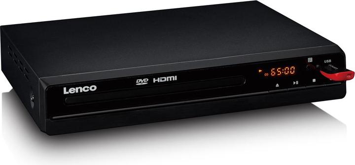 Produktbild Lenco DVD-Player DVD-121BK USB, mit HDMI, LED Display (DVD Player)
