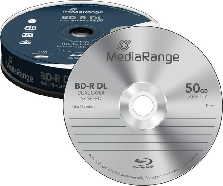 Image du produit MediaRange Bd-R (10 x)
