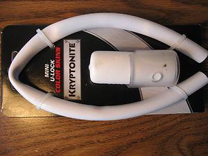 Actual product image Kryptonite Mini U-Lock Colour skins (White)