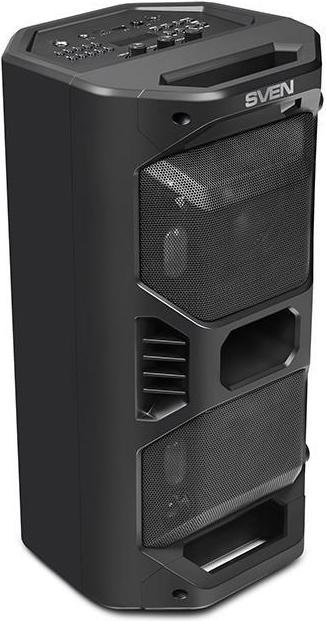 Produktbild Sven Portable Speaker PS-600, black (50W, TWS, Bluetooth, FM, USB, Micro SD, LED display, 2x4000mA *