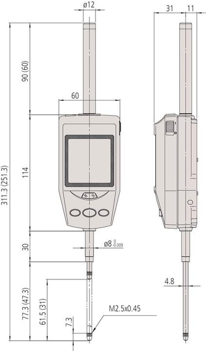 Actual product image Mitutoyo ID-H Dial gauge 543-561D