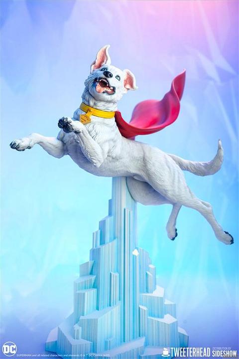 Actual product image Tweeterhead DC Comics statuette Krypto 32 cm