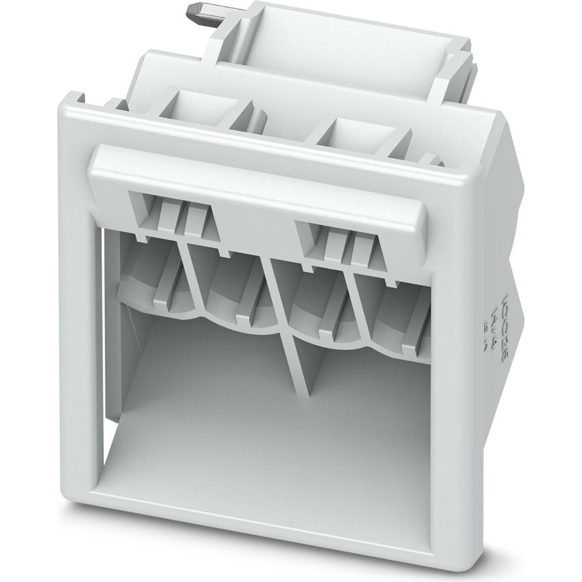 Phoenix Contact Inserto per presa Numero totale di poli 4 Passo: 5 mm 2203902 50 pz., Cavo + Spina elettrica, Grigio